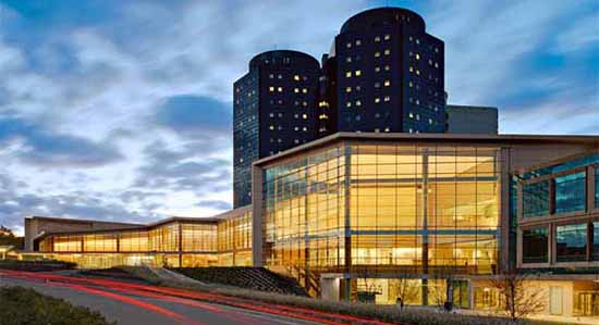 stony brook hospital at night